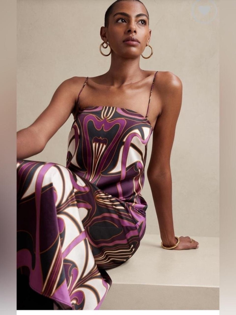 Banana Republic 100% Silk Maxi. Size 6 NWT